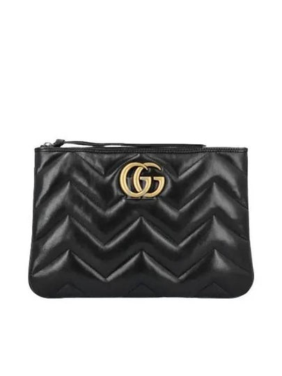 GG Marmont Clutch Bag Black - GUCCI - BALAAN 2