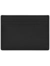 Monogram Caviar Leather Card Wallet Black - SAINT LAURENT - BALAAN 6