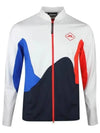 Swirl Mid Layer Zip-Up Jacket White - J.LINDEBERG - BALAAN 2