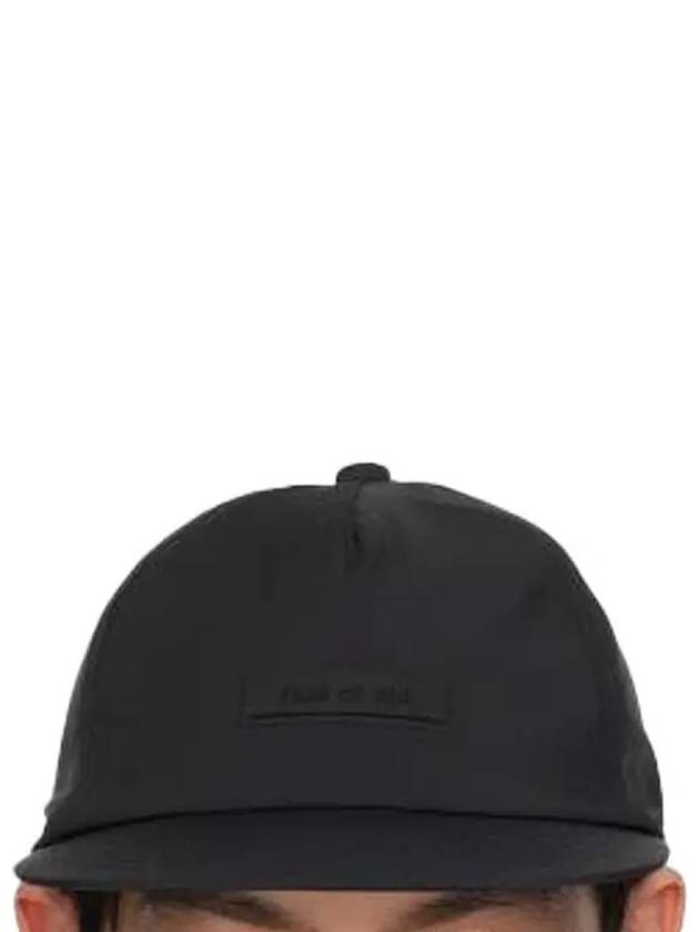 Logo Patch String Ball Cap Jet Black - FEAR OF GOD ESSENTIALS - BALAAN 1