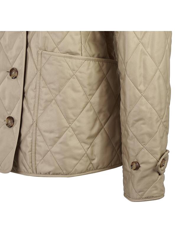 Diamond Quilted Thermoregulated Jacket New Chino Beige - BURBERRY - BALAAN 7