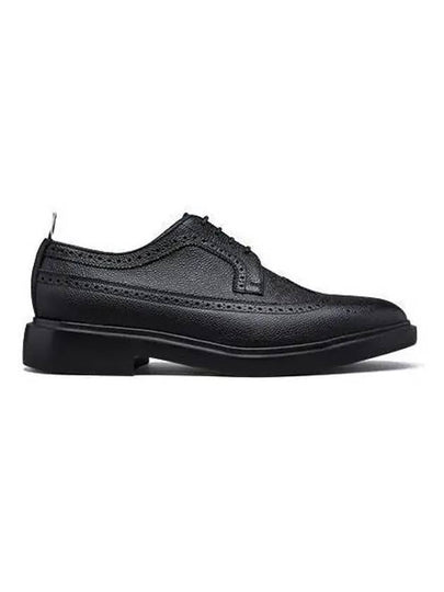 Men's Classic Long Wing Brogue Lace Up Brogue Shoes Black - THOM BROWNE - BALAAN 2