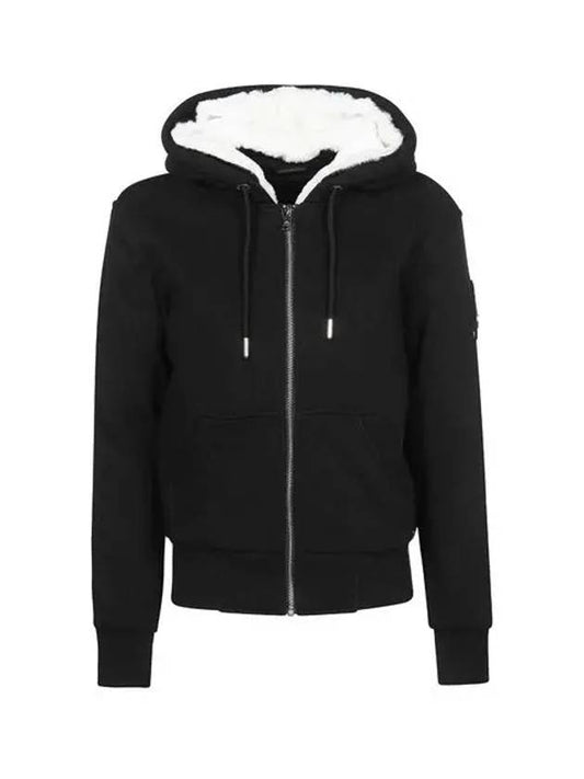 Classic Bunny Zip Up Hoodie Black - MOOSE KNUCKLES - BALAAN 2