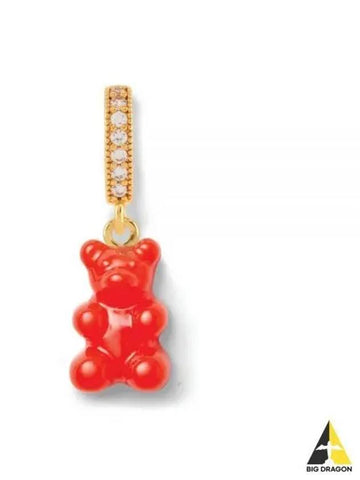 NOSTALGIA BEAR PAVE CONNECTOR SANGRIA pendant - CRYSTAL HAZE - BALAAN 1