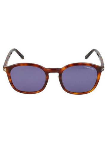 Sunglasses HAVANA BLONDE BLUE - TOM FORD - BALAAN 1