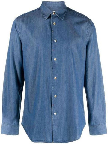 Denim Long Sleeve Shirt M1R901UK00061 - PAUL SMITH - BALAAN 1