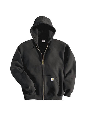 Loose Fit Midweight Hoodie Zip-up Black - CARHARTT - BALAAN 1