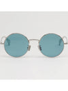 Sunglasses KZ40173U 16V round silver metal frame tinted lenses - KENZO - BALAAN 3