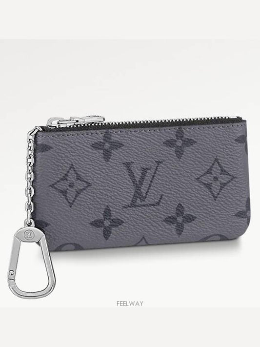 Monogram Key Pouch Grey - LOUIS VUITTON - BALAAN 2