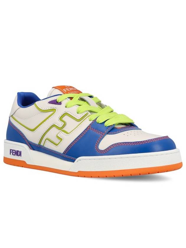 Match Low Top Sneakers Blue - FENDI - BALAAN 3