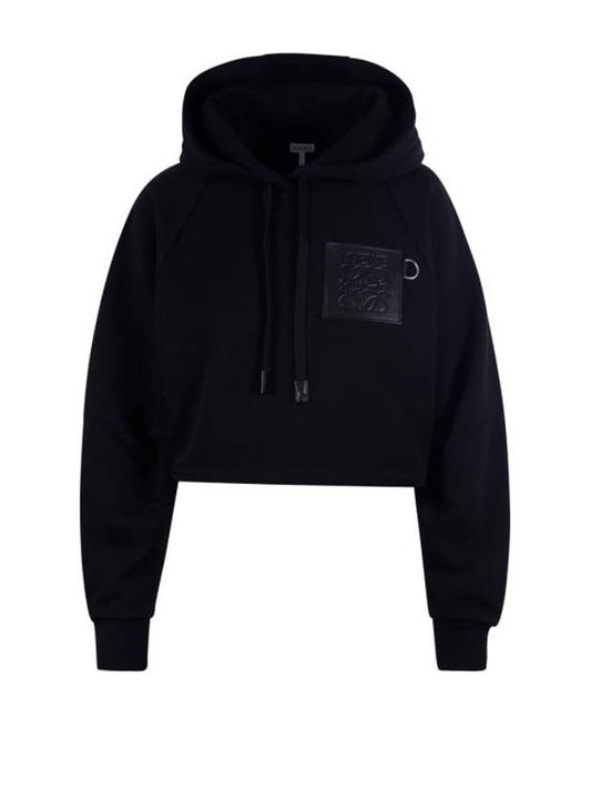 Hooded Sweatshirt S359Y25X41 1100 BLACK - LOEWE - BALAAN 1