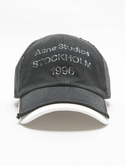 Logo Stamp Ball Cap Black - ACNE STUDIOS - BALAAN 2