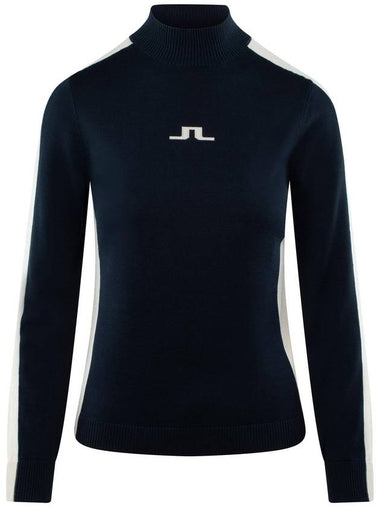 Women's Adia Knit Sweater Navy - J.LINDEBERG - BALAAN 1