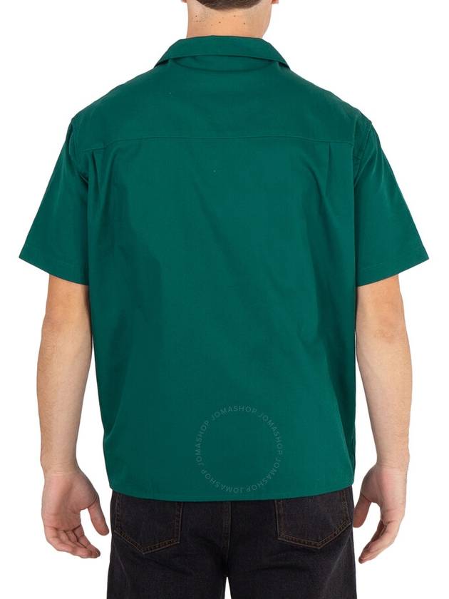 Drole De Monsieur Forest Green La Chemise Brodee Shirt, Size Medium - DROLE DE MONSIEUR - BALAAN 3