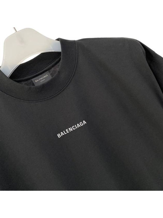 medium fit silver logo short sleeve tshirt 764235 TQVN1 - BALENCIAGA - BALAAN 2