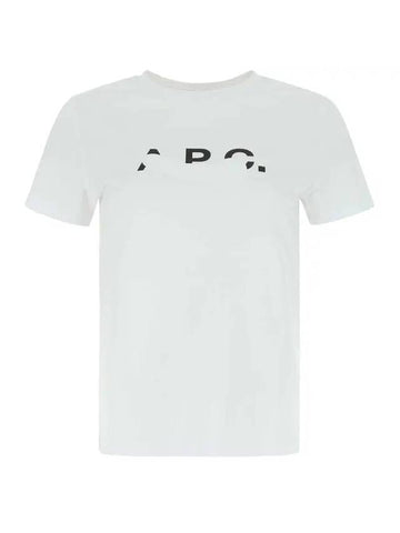 Women's Cotton Short Sleeve T-Shirt White - A.P.C. - BALAAN 1