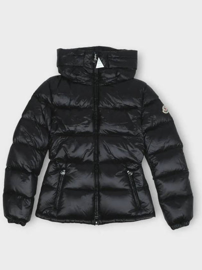 logo patch DOURO short down padded jacket black 1A00069 595ZZ 999 - MONCLER - BALAAN 2