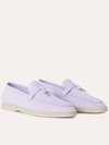 Summer Charms Walk Suede Loafers Lilac Wagasa - LORO PIANA - BALAAN 1