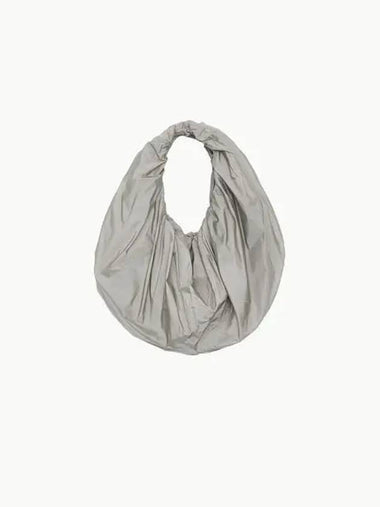 AMOMENTO SHIRRING TOTE BAG GREY - ANDTHEOTHER - BALAAN 1