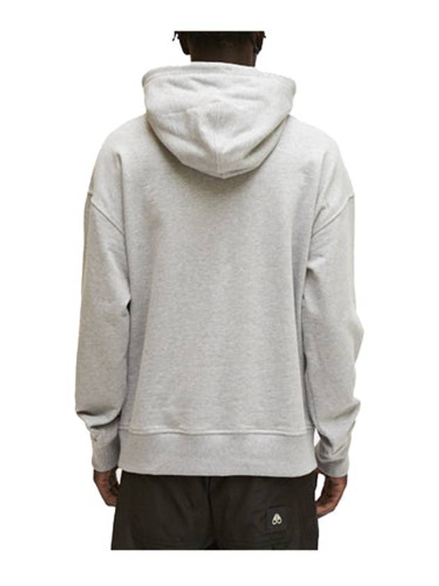 Logo Patch Hoodie Grey - MOOSE KNUCKLES - BALAAN 3