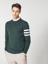 Men s Sleeve Striped Point Turtleneck Sweater HD3MSW002 - HOLIC&PLAY - BALAAN 4