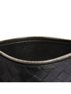 Intrecciato Strap Large Clutch Bag Black - BOTTEGA VENETA - BALAAN 7