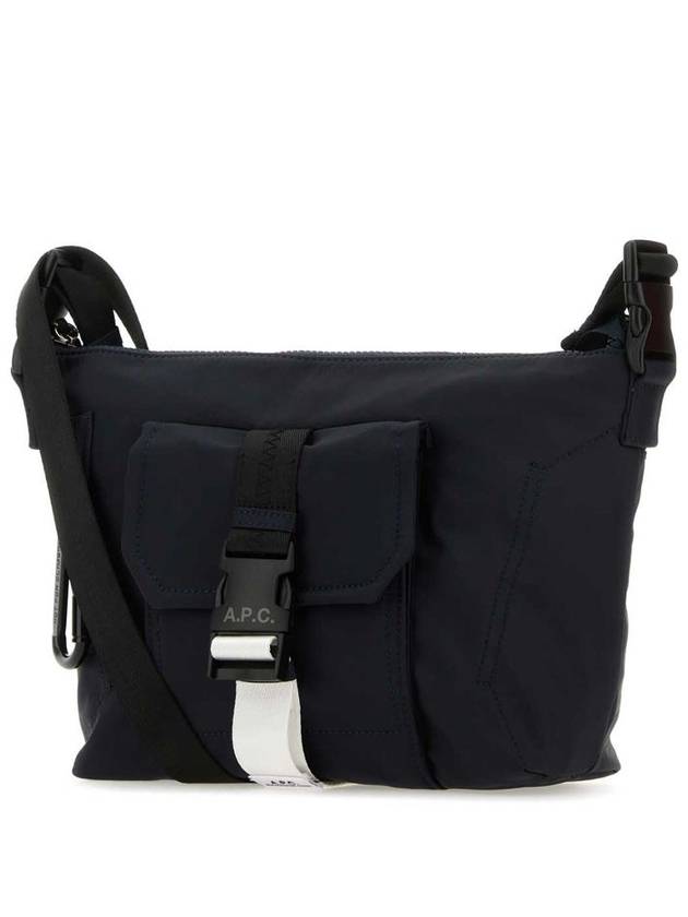 Track Logo Buckle Messenger Bag Navy - A.P.C. - BALAAN 3