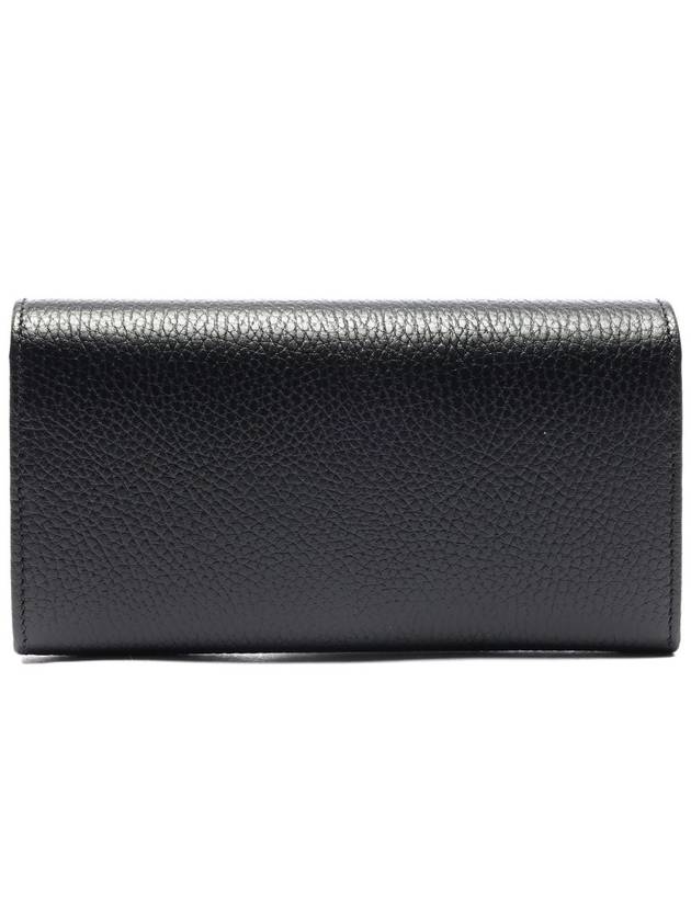 GG Interlocking Long Wallet Black - GUCCI - BALAAN 5