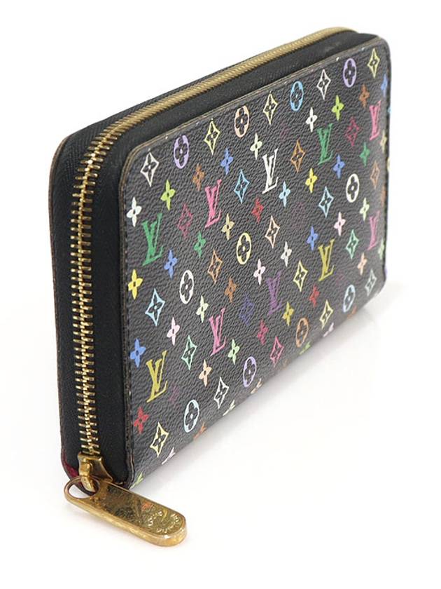 M60243 Monogram Multi color Black Zippy Wallet Long - LOUIS VUITTON - BALAAN 2