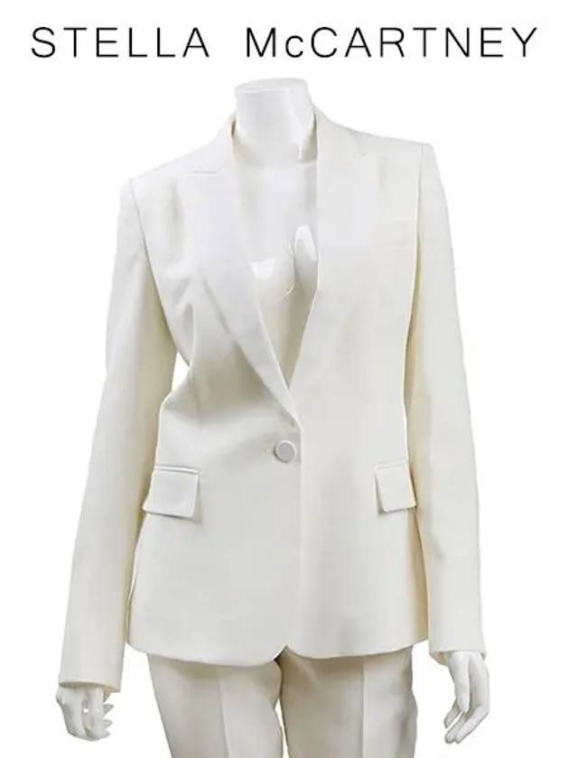 Stella McCartney INGRID tuxedo jacket ivory 457137 SFB18 9503 - STELLA MCCARTNEY - BALAAN 1