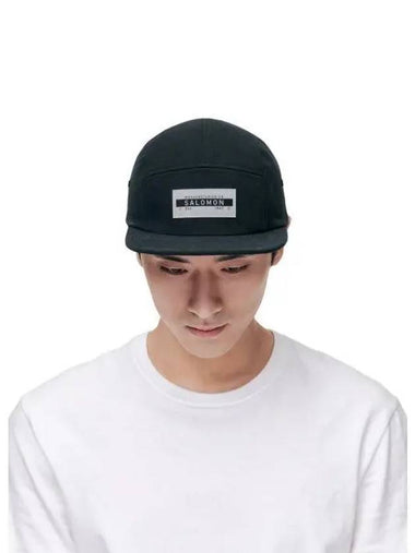 Five panel cap black LC1819100 - SALOMON - BALAAN 1