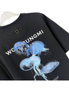 Jellyfish Bag Logo Cotton Short Sleeve T-Shirt Black - WOOYOUNGMI - BALAAN 6