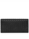 Intrecciato Continental Long Wallet Black - BOTTEGA VENETA - BALAAN 2