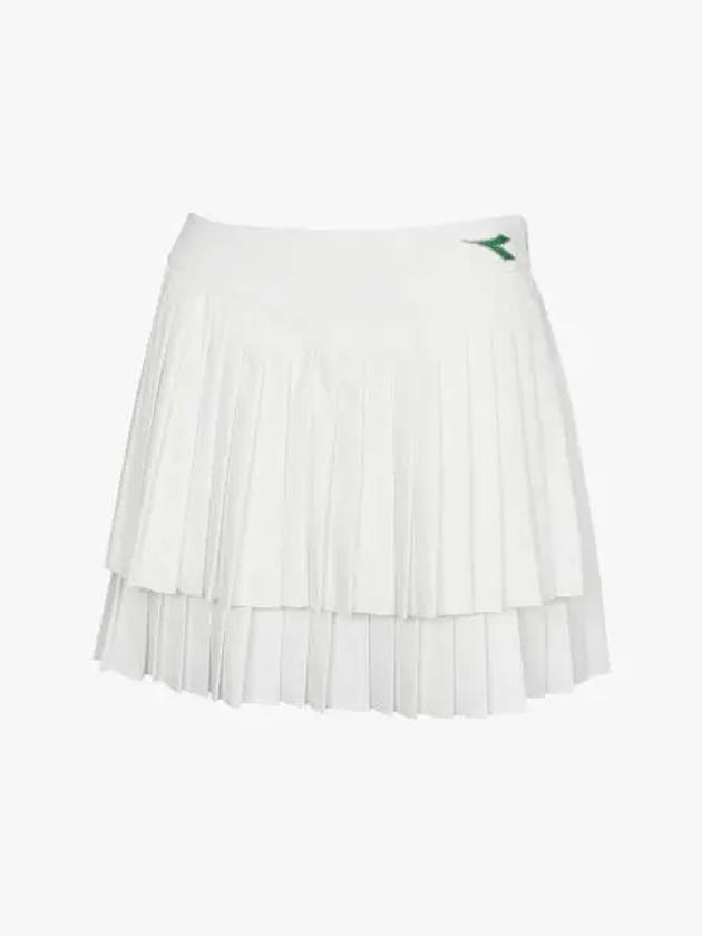 Diadora cross coat double pleated skirt IVORY - DIADORA - BALAAN 1