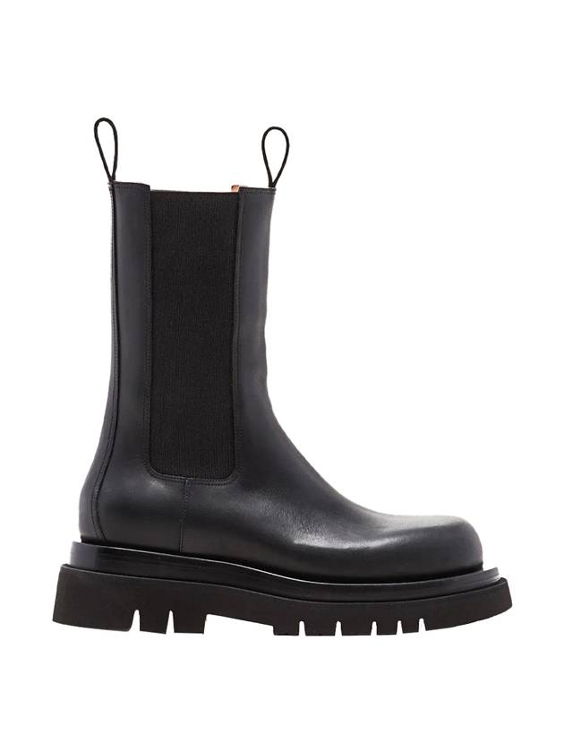 Lug Leather Chelsea Boots Black - BOTTEGA VENETA - BALAAN 1