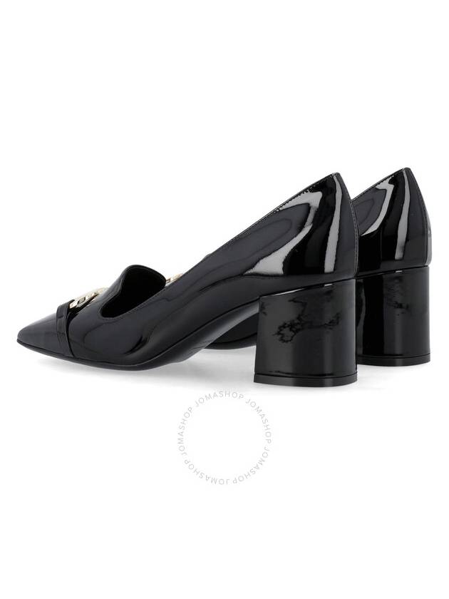 Gancini Ornament Pumps Black - SALVATORE FERRAGAMO - BALAAN 4