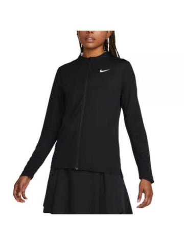 Women's Dri Fit UV Advantage Full Zip Track Jacket Black - NIKE - BALAAN 1