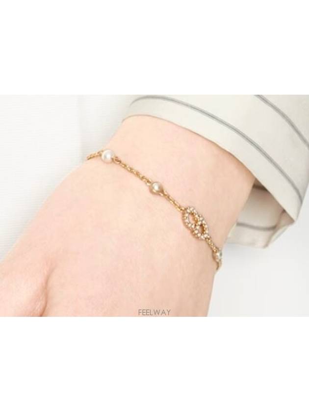 Claire D Lune Pearl Bracelet Gold - DIOR - BALAAN 3