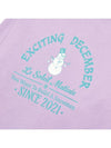 Exciting Snow Man Sweatshirt Lavender - LE SOLEIL MATINEE - BALAAN 4