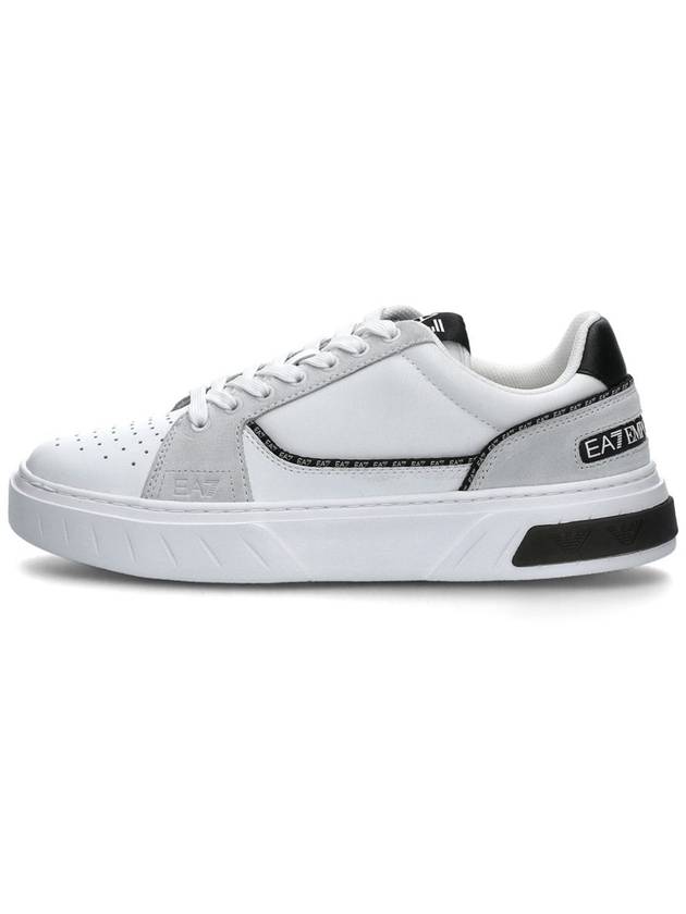 Court EA7 Signature Low Top Sneakers White - EMPORIO ARMANI - BALAAN 3