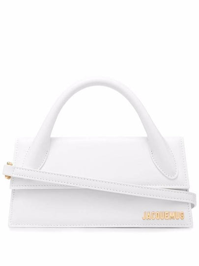 Le Chiquito Leather Tote Bag White - JACQUEMUS - BALAAN 2