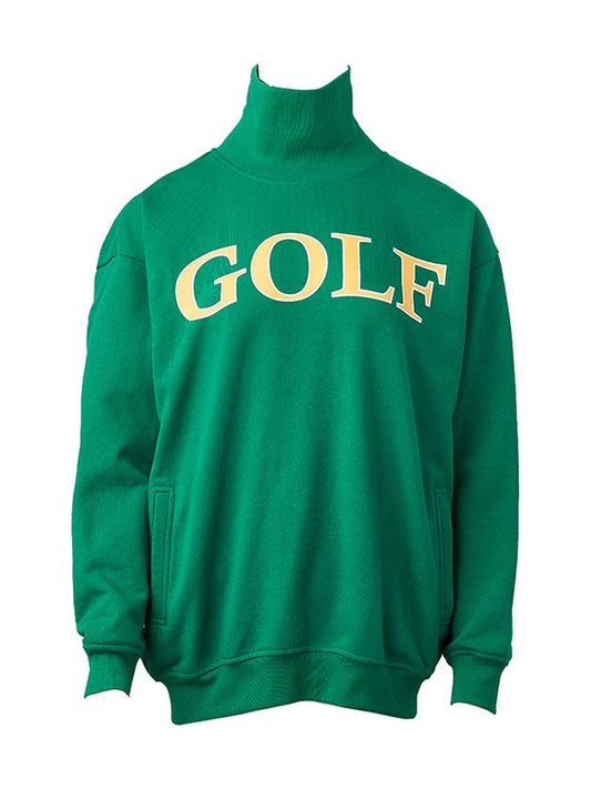 Golf Turtleneck Sweatshirtgreen - MILESANDMILESANDMILES - BALAAN 1