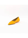 Women's Pointed Toe Flats Orange - BOTTEGA VENETA - BALAAN 3