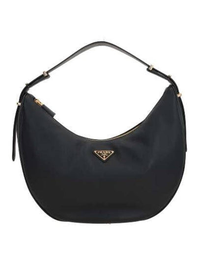 Large Leather Shoulder Bag Black - PRADA - BALAAN 2