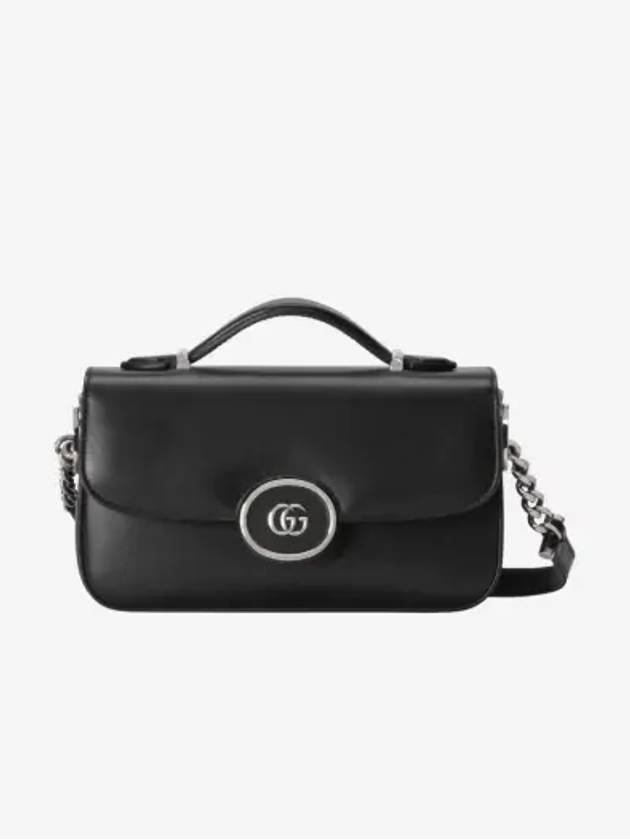 Petite GG Mini Shoulder Bag Black - GUCCI - BALAAN 3