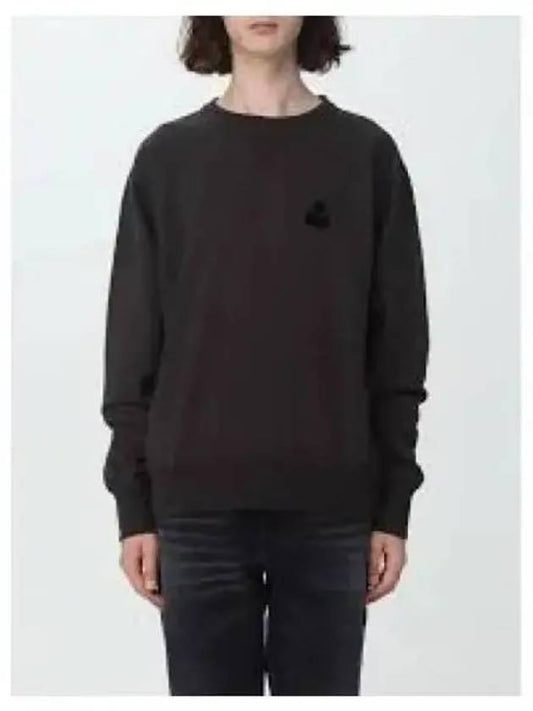 Men's Mike Logo Sweatshirt Dark Brown - ISABEL MARANT - BALAAN 2