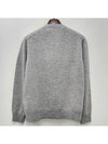 Keve Face Wool V-neck Cardigan Grey - ACNE STUDIOS - BALAAN 4