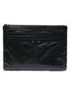 Classic Clip Clutch Bag Black - BALENCIAGA - BALAAN.