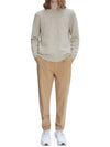 Casual Cotton Straight Pants Beige - A.P.C. - BALAAN 5