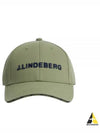 Hennric Embroidered Logo Ball Cap Oil Green - J.LINDEBERG - BALAAN 2